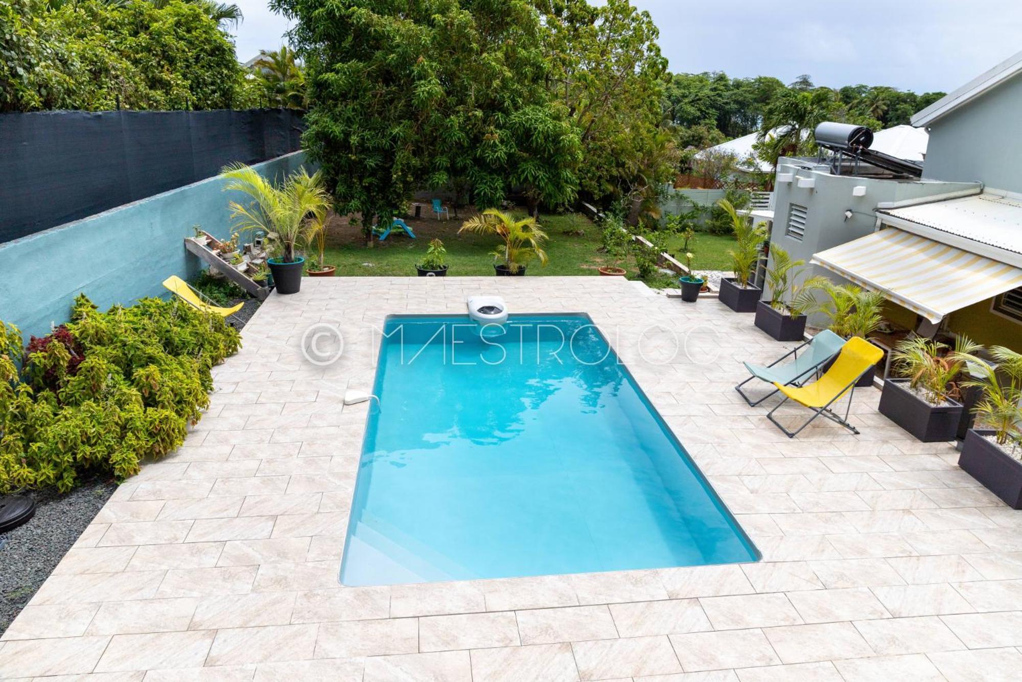 Villa L'Artist en bord de mer avec piscine privée Sainte-Rose Exterior foto